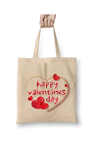 Baskı Dükkanı Poklon za Dan zaljubljenih za partnera 0257 Tkanina Torba Duga ...