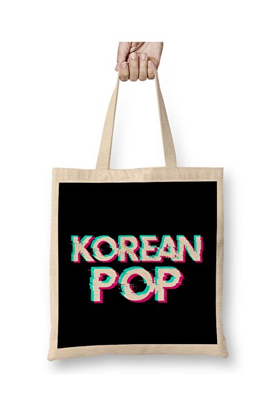 Baskı Dükkanı Korejska pop roba K-Pop torba Torba duga Sa ručkom