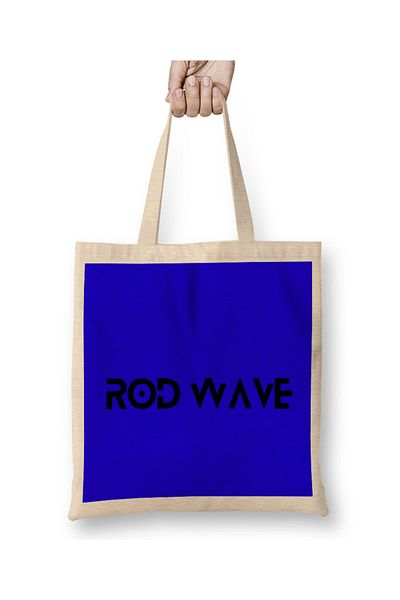 Baskı Dükkanı Υφασμάτινη τσάντα Rod Wave με μακριά λαβή