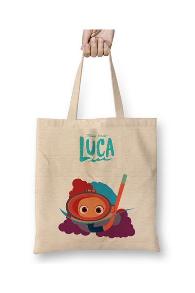 Baskı Dükkanı Pixar - Luca Amiga υφασμάτινη τσάντα με μακριά λαβή