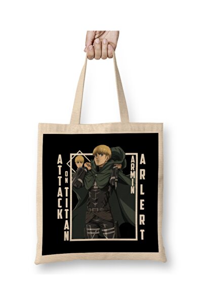 Baskı Dükkanı Attack On Titan 01 Tkanina Torba Duga Sa ručkom
