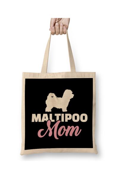 Baskı Dükkanı Maltipoo Maltipoo Pokloni za pse za Maltipoo mamu Tkanina Torba...
