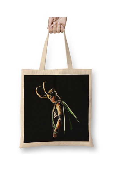 Baskı Dükkanı Loki υφασμάτινη τσάντα με μακριά λαβή
