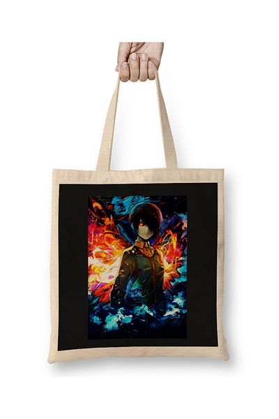 Baskı Dükkanı Υφασμάτινη τσάντα Tokyo Ghoul Neon Rabbit με μακριά λαβή