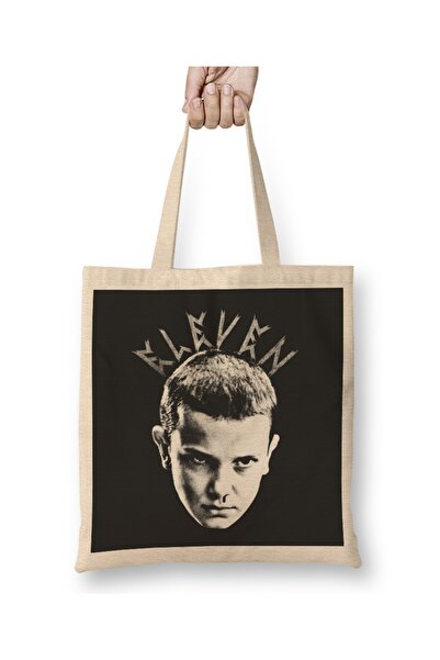 Baskı Dükkanı Stranger Things Jedanaest 03 Tkanina Torba Duga Sa ručkom