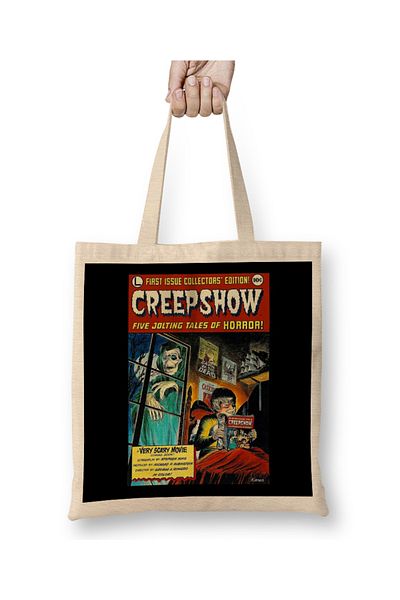 Baskı Dükkanı Υφασμάτινη τσάντα Creepshow με μακριά λαβή