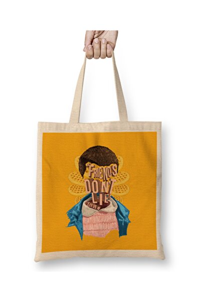 Baskı Dükkanı Stranger Things Jedanaest 07 Tkanina Torba Duga Sa ručkom