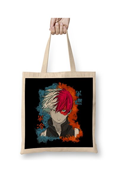 Baskı Dükkanı Todoroki Shoto tkanina Torba dugačka Sa ručkom