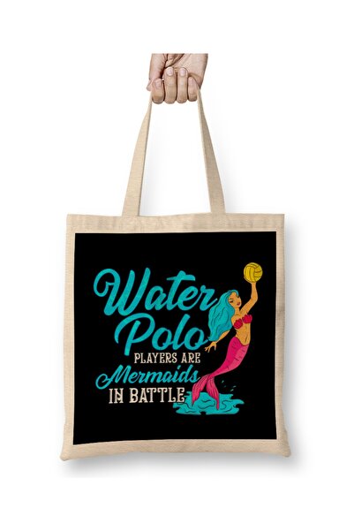 Baskı Dükkanı Slatki igrači vaterpolo su sirene u borbenom odore Torba dugačk...