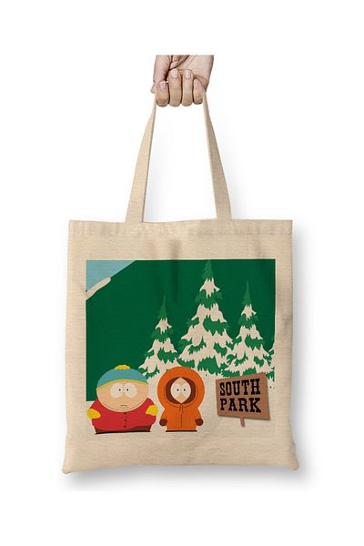 Baskı Dükkanı South Park 03 υφασμάτινη τσάντα με μακριά λαβή