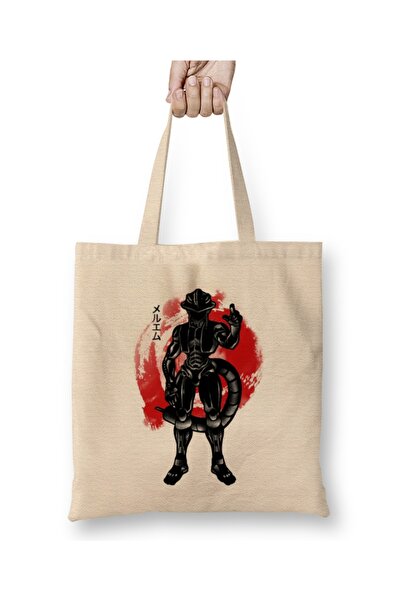 Baskı Dükkanı Crimson Meruem tkanina Torba duga Sa ručkom