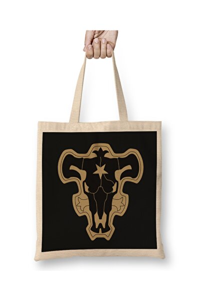 Baskı Dükkanı Anime Asta Manga Blackbulls Black Bulls Squad Tkanina Torba Dug...