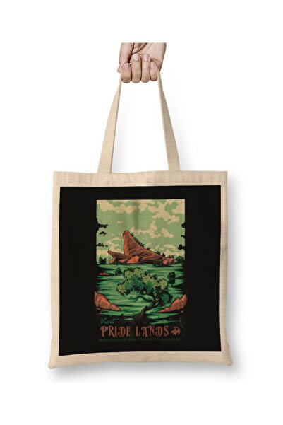 Baskı Dükkanı Posetite Pride Lands Cloth Torba Long Sa ručkom