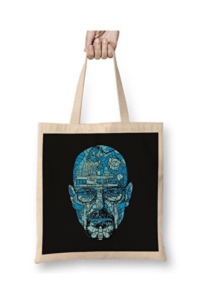 Baskı Dükkanı Sve loše stvari Breaking Bad tkanina Torba duga Sa ručkom