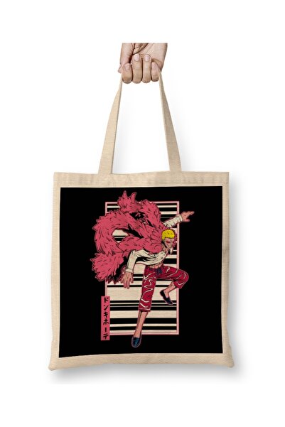 Baskı Dükkanı Pozadinska tkanina Doflamingo linije Torba duga Sa ručkom