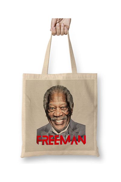 Baskı Dükkanı Freeman υφασμάτινη τσάντα μακριά λαβή