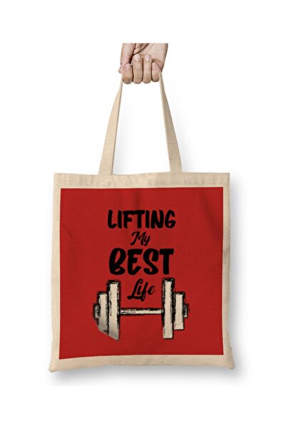 Baskı Dükkanı Trening u teretani, ljubitelj fitnesa, motivacioni poklon citat...