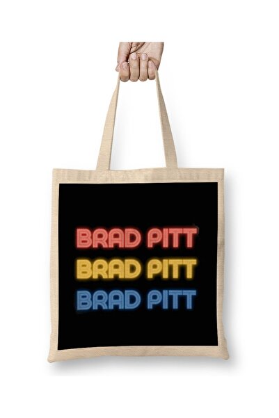 Baskı Dükkanı Brad Pitt tkanina Torba duga Sa ručkom