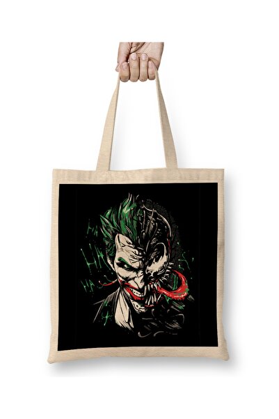 Baskı Dükkanı Venom protiv Spidermana Joker Tkanina Torba Duga Sa ručkom