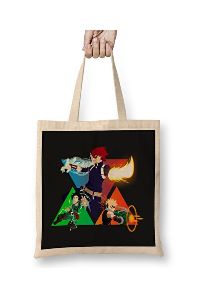 Baskı Dükkanı Trio Hero Shoto Todoroki Katsuki Bakugo Izuku Midoriya My Hero ...