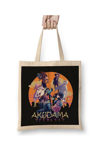 Baskı Dükkanı Akudama υφασμάτινη τσάντα με μακριά λαβή