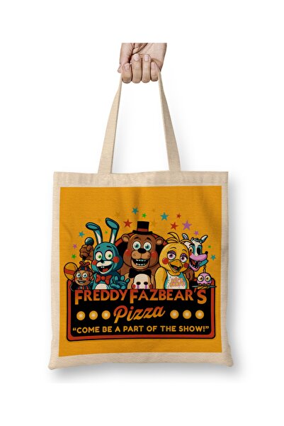 Baskı Dükkanı Five Nights At Freddy's Its Me Cloth Torba Long Sa ručkom