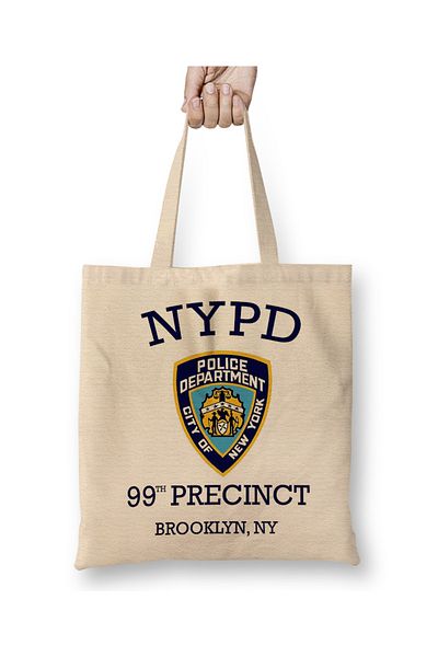 Baskı Dükkanı 99th Precinct Brooklyn Ny 01 υφασμάτινη τσάντα με μακριά λαβή