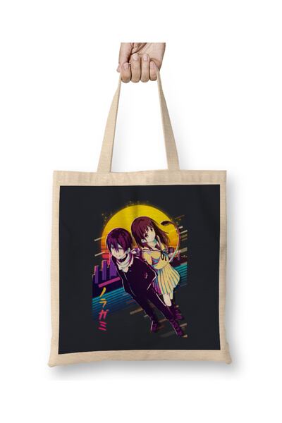 Baskı Dükkanı Yato X Hiyori Noragami Yato i Hiyori odjeća Torba duga Sa ručkom