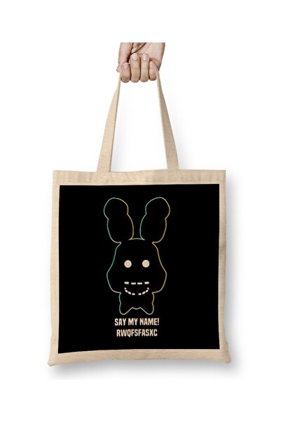 Baskı Dükkanı Fnaf Five Nights Strašna Zločestna Igra Lice Rwq Tkanina Torba ...