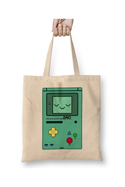 Baskı Dükkanı Adventure Time Bmo tkanina Torba duga Sa ručkom