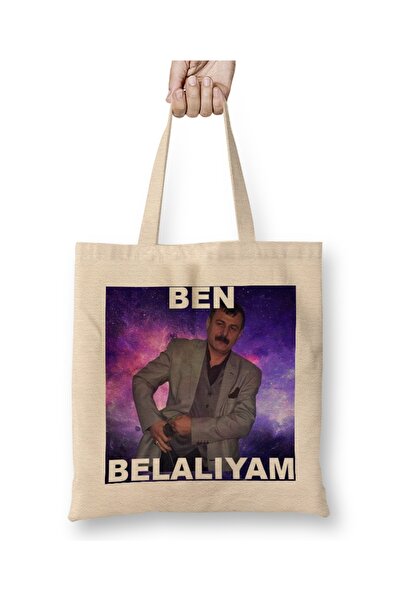 Baskı Dükkanı Ja sam Belay Azer Bülbül Tkanina Torba Duga Sa ručkom