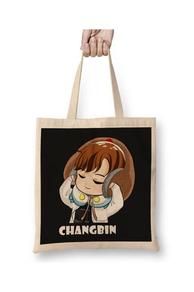 Baskı Dükkanı Stray Kids Changbin Сумка з довгими ручками