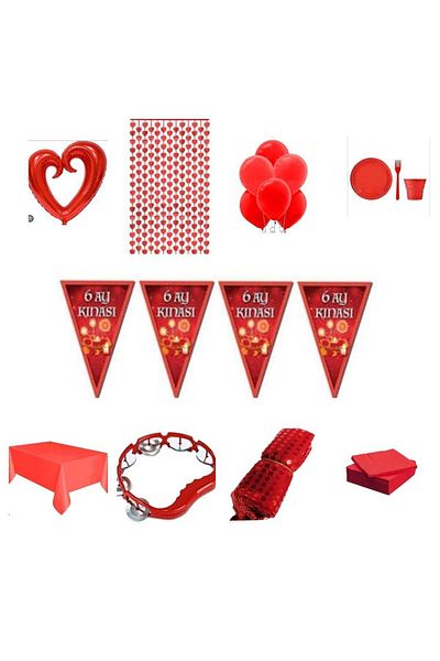 Mini Parti MINI PARTY STORE 6 MONTHS HENNA PARTY SET