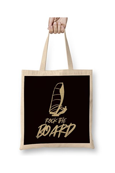 Baskı Dükkanı Дошка для серфінгу Rock The Board Віндсерфінг Віндсерфер Океанська хвиля Без сумки З довгою ручкою
