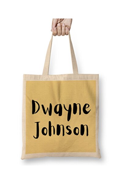 Baskı Dükkanı Dwayne Johnson umetničko delo, tkanina Torba duga Sa ručkom