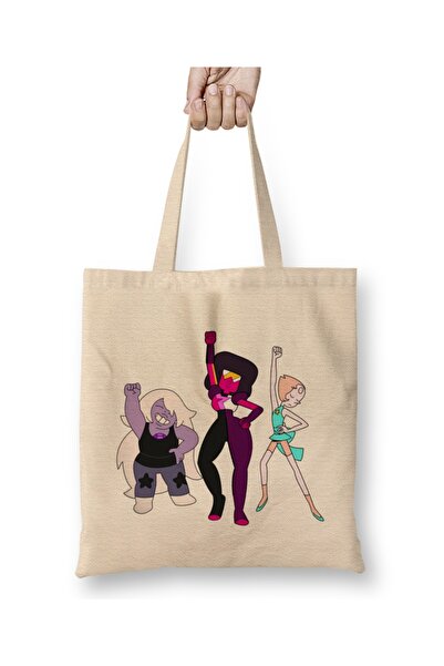 Baskı Dükkanı Стівен Всесвіт Аметист Гарнет Перл Сумка з довгою ручкою