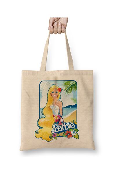 Baskı Dükkanı Barbie 02 Tkanina Torba Duga Sa ručkom