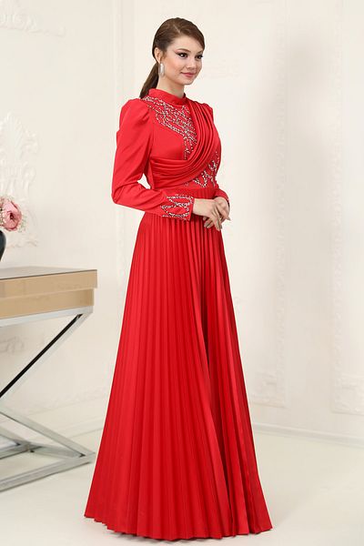 FUVAL MODA Hafsa Hijab Evening Dress