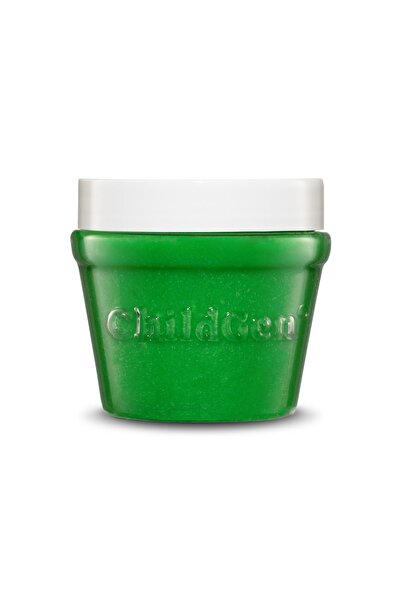 ChildGen عجينة لعب طبيعية - 125 جرام - أخضر - برطمان فاخر