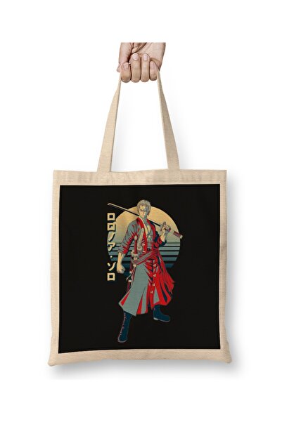 Baskı Dükkanı Zoro One Piece Zoro Roronoa 02 Tkanina Torba Duga Sa ručkom