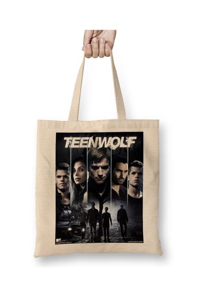 Baskı Dükkanı Geantă din pânză Teen Wolf cu mâner lung