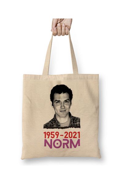 Baskı Dükkanı Norm Macdonald 1959 - 2021 Geantă din pânză cu mâner lung