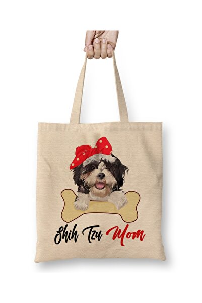 Baskı Dükkanı Ženska Shih Tzu mama, vlasnica psa, poklon za Dan majki, tkanin...