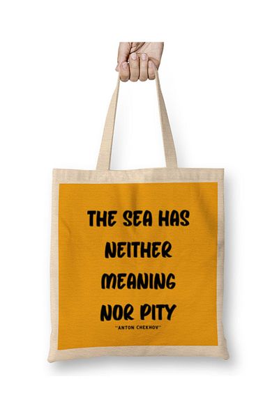 Baskı Dükkanı Nature Quotes Lover Gift Conservation Sayings Words Υφασμάτινη τσάντα μακριά λαβή