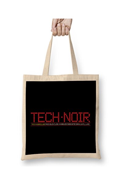Baskı Dükkanı John Wick Tech Noir tkanina Torba duga Sa ručkom