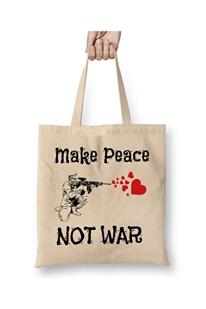 Baskı Dükkanı Slatki Vojnik Nema Rata, Nema Rata, Puca u Srca, Tkanina Torba ...