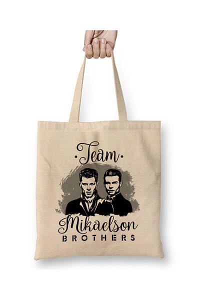 Baskı Dükkanı Originals Vampires The Originals Tv Series Gift 02 Geantă din pânză Mâner lung