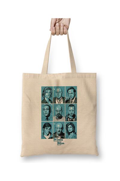 Baskı Dükkanı Breaking Bad The Breaking Bunch Tkanina Torba Duga Sa ručkom