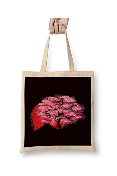 Baskı Dükkanı Sakura Japanska Zastava Drvo Trešnje Japanska Umetnost Priroda ...