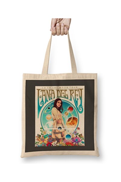 Baskı Dükkanı Lana Del Rey Love 01 Tkanina Torba Duga Sa ručkom